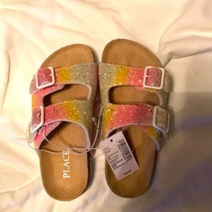 Glitter sandals